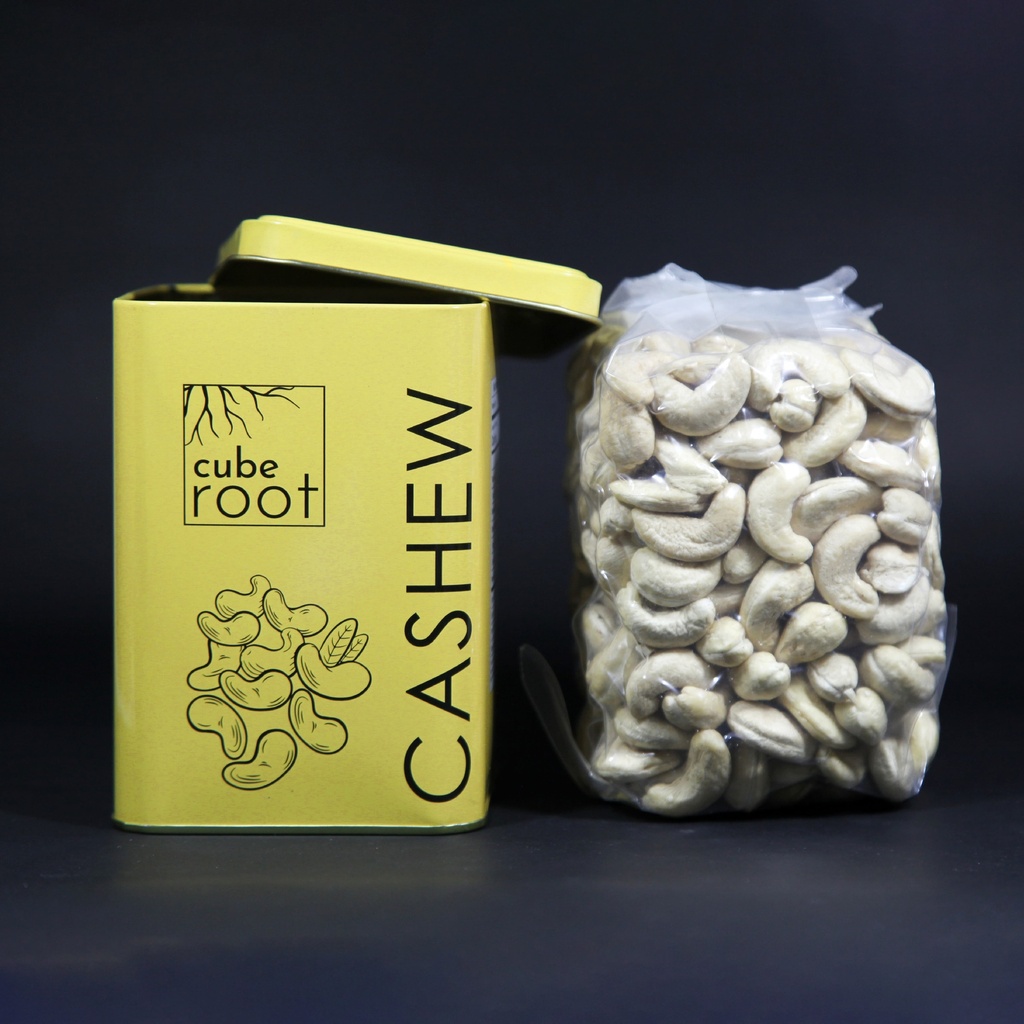 Whole Cashew Nuts W180 Grade (Jumbo size) 400g - Tin