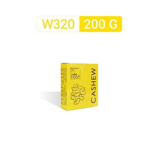 [cashew200gW320] Whole Cashew Nuts W320 Grade (Medium size) 200G.